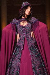 EZGİ PEMBE YEŞİL YÖRESEL KAFTAN