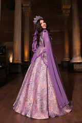 YANKI LİLA YÖRESEL KAFTAN