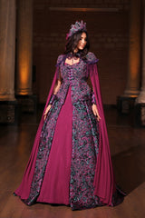 EZGİ PEMBE YEŞİL YÖRESEL KAFTAN