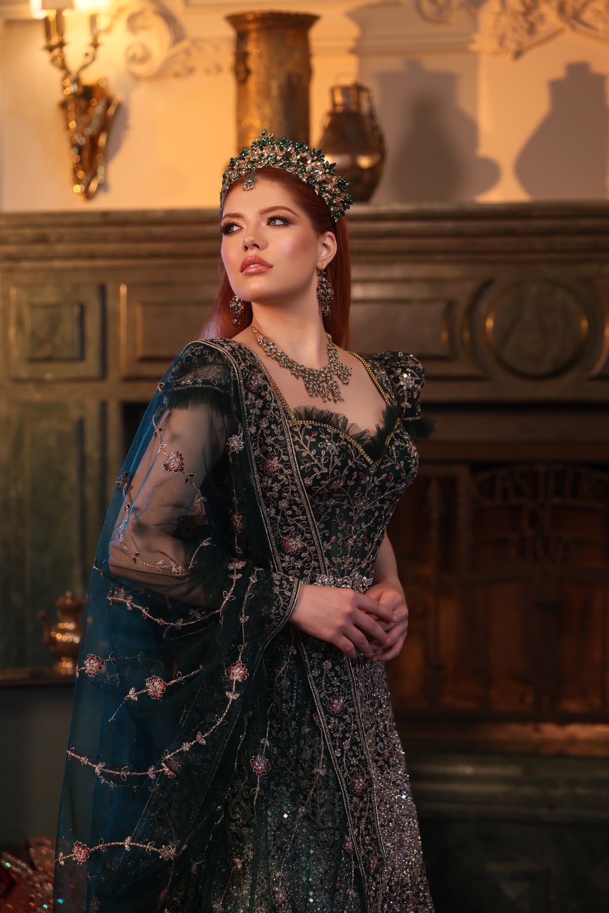 FIRFIRLI KOL FIRFIRLI YAKA HİNT MODEL KINALIK